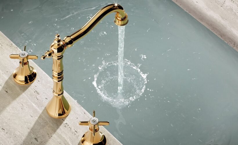 Hues colored faucets | rose gold, gold & chrome black